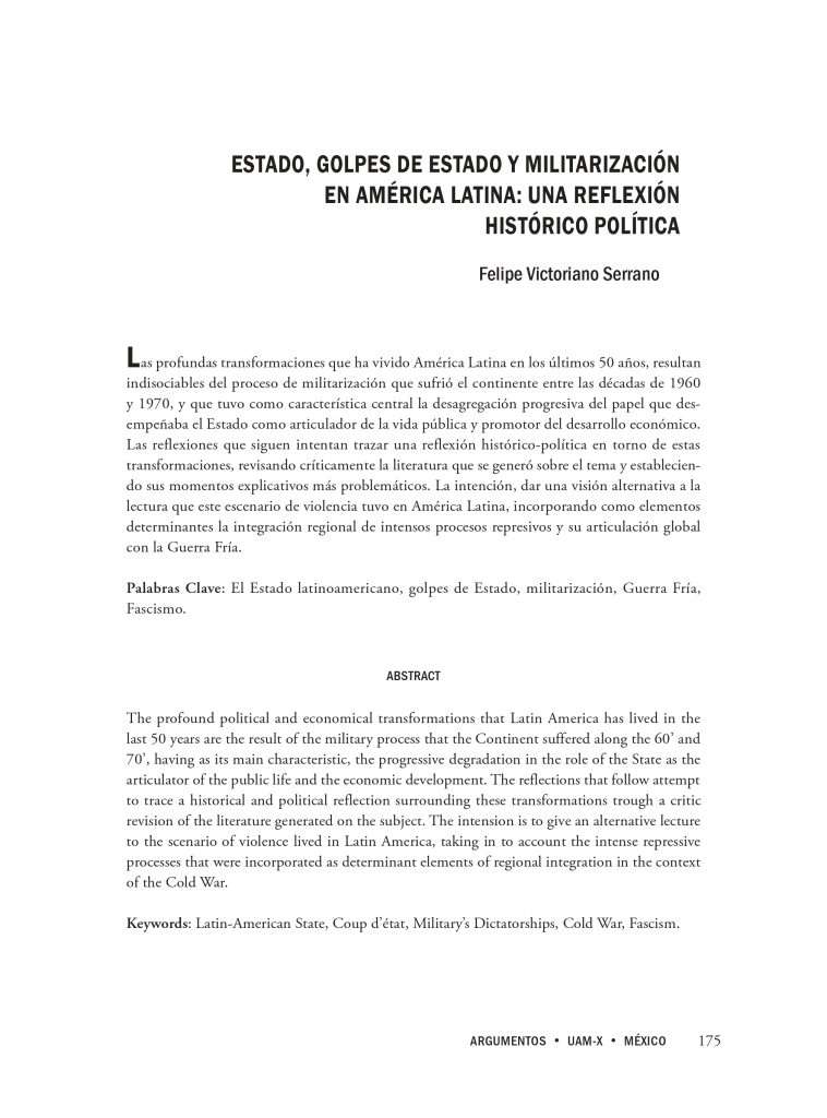 Militarización, un camino común en la búsqueda de la democracia en Latinoamérica