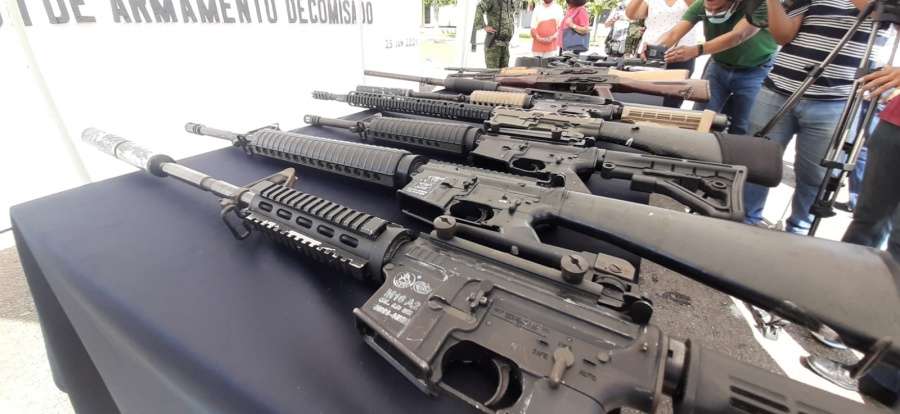 Ejército mantiene un paso adelante ante el armamento del crimen organizado