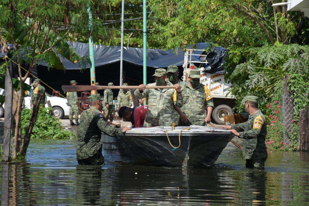 Soldados accionan cadena de supervivencia y le salvan la vida a un niño en Tabasco