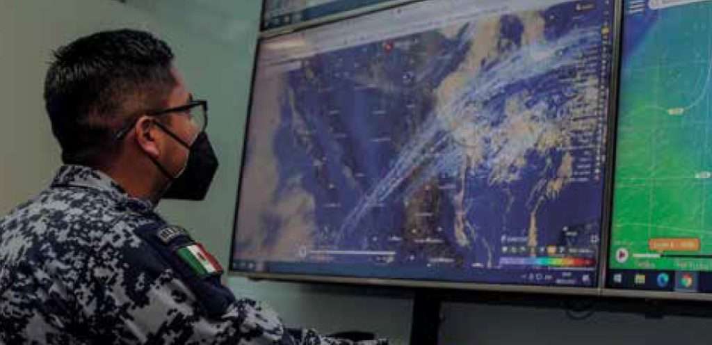 Meteorólogos de SEDENA: Contribuyen al desarrollo del país en el marco del 106 aniversario de la Fuerza Aérea Mexicana