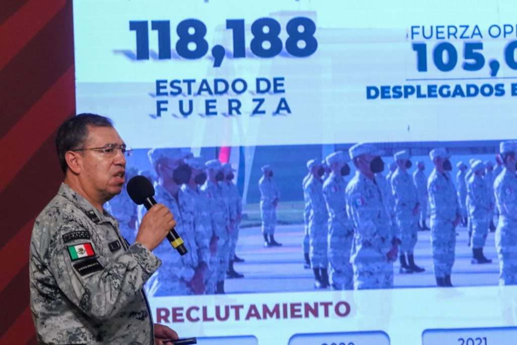 Guardia Nacional presenta avances en materia de recursos humanos y materiales