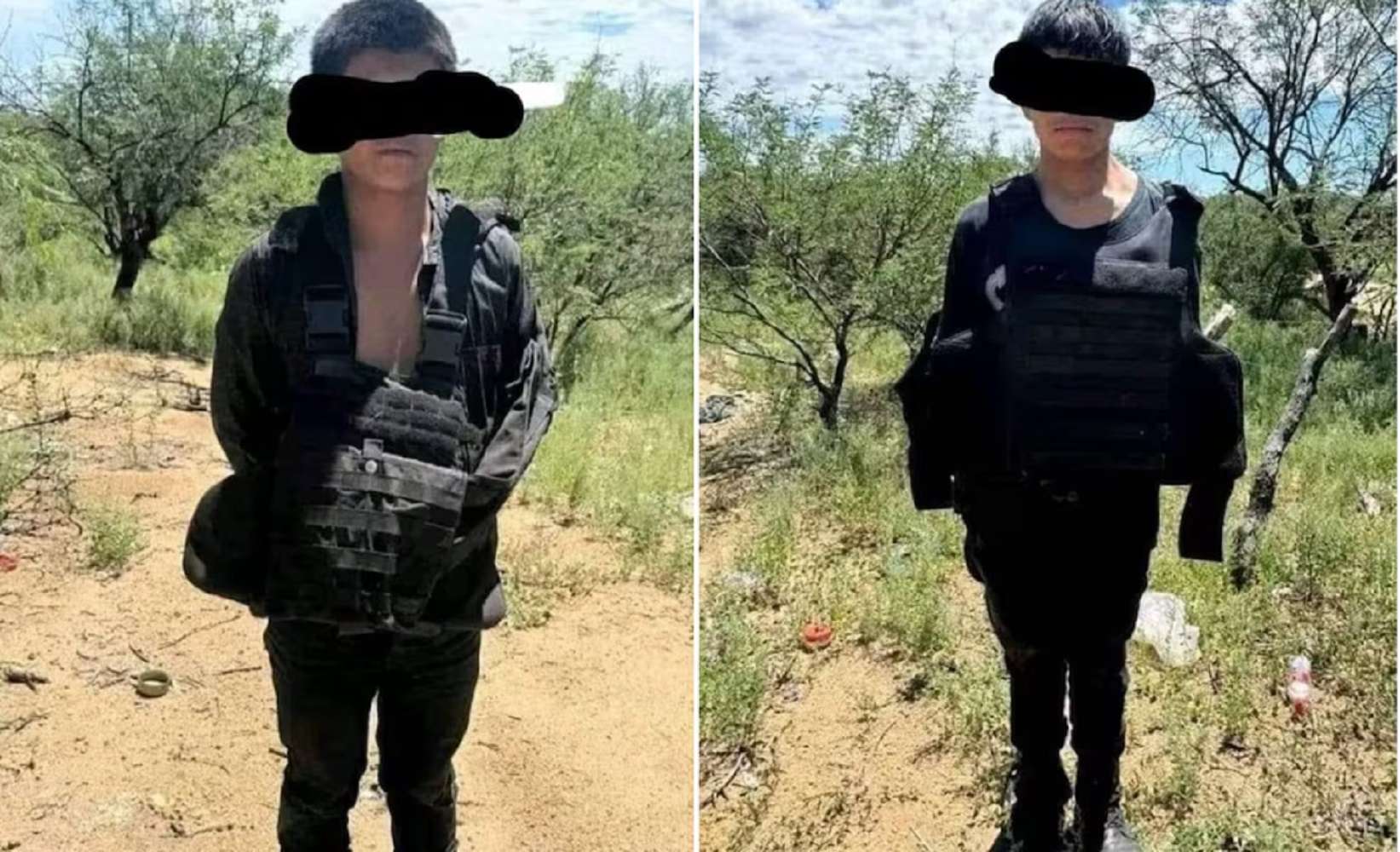 Niños sicarios detenido en Sonora