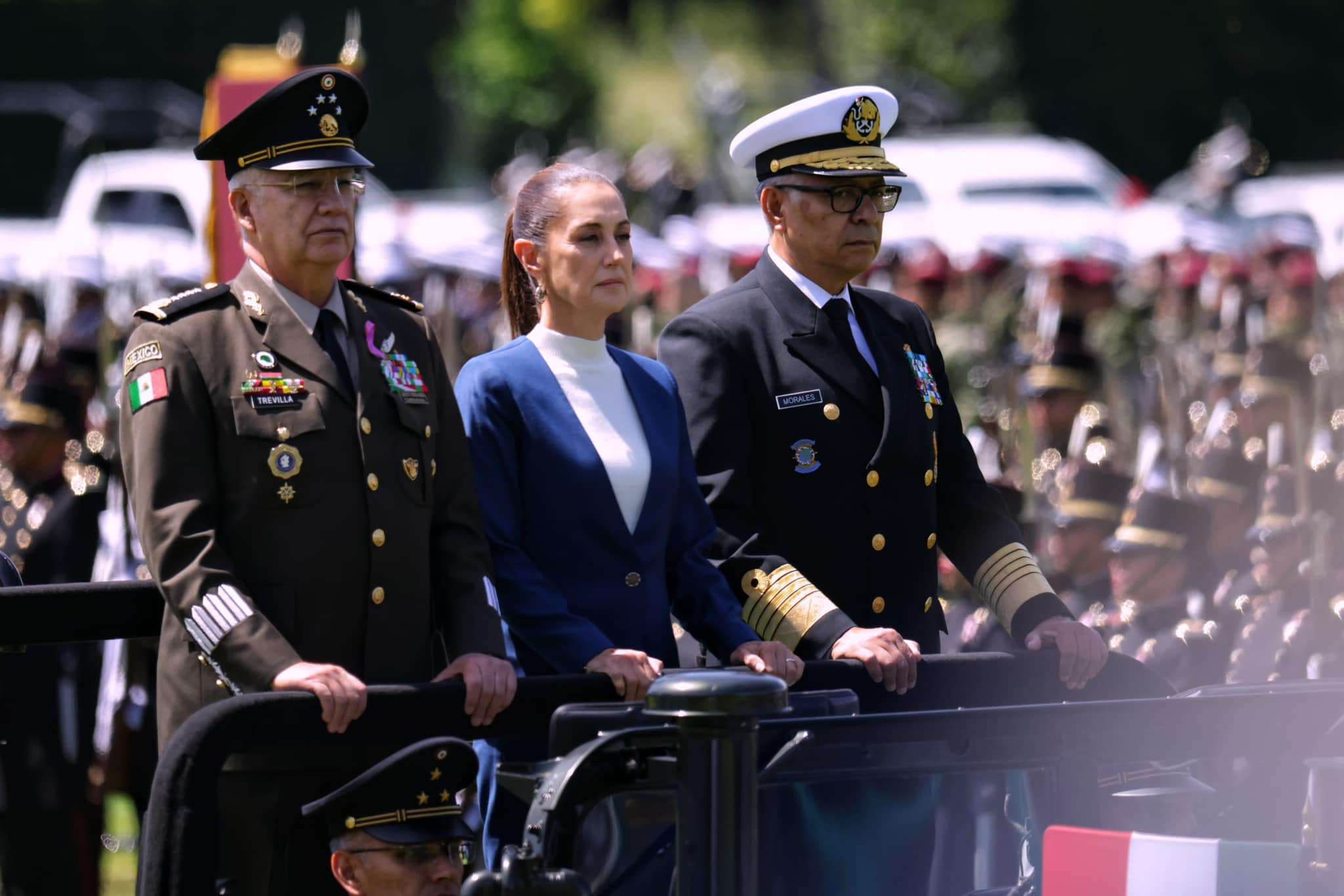 Claudia Shenbaum recibió el reconocimeinto como comandante suprema de las Fuerzas Armadas