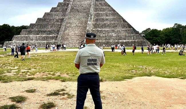 Refuerzan recorridos de seguridad en zona la arqueológica de Chichén Itzá