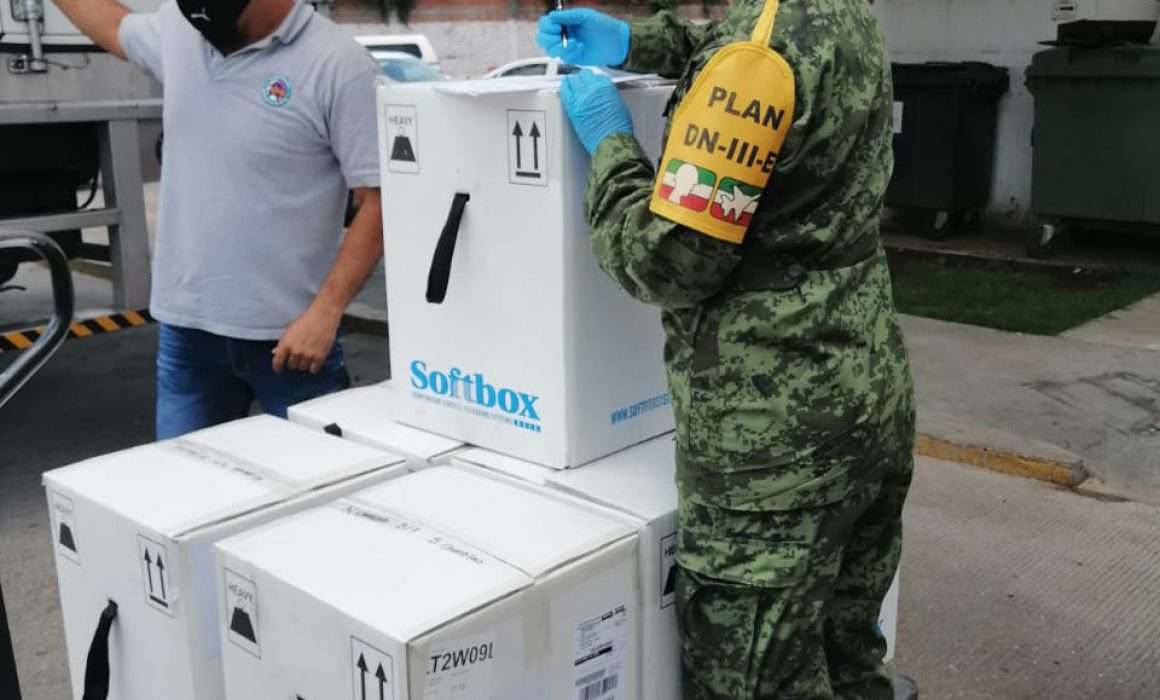 El Ejército y la Fuerza Aérea continúan con la distribución de vacunas contra el Covid-19