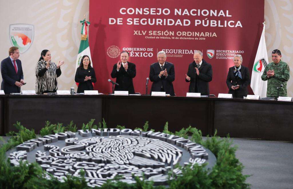XLV Sesión Ordinaria del Consejo Nacional de Seguridad Pública (CNSP)