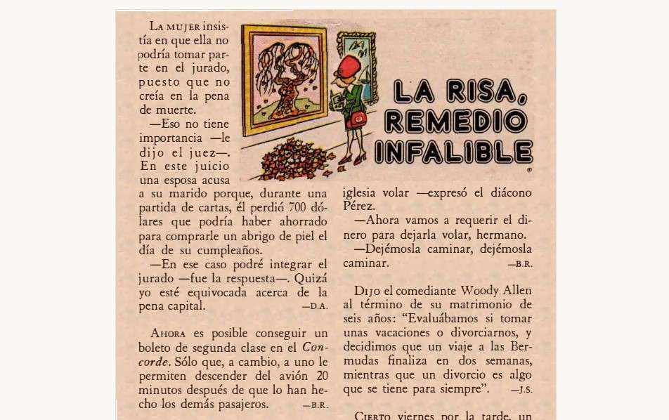 Juego de ojos: La risa, remedio infalible