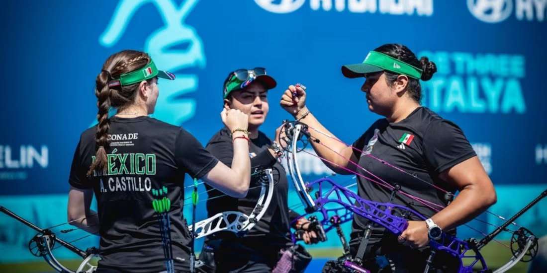 Arqueras de la Defensa brillaron en Turquía y llevaron a México al podio en Antalya 2026
